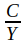 c by y