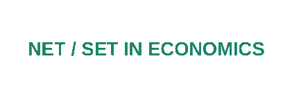 NET / SET Online Coaching in Economics